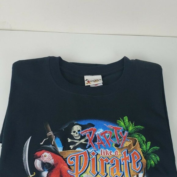 Walt Disney World Party Pirate Spring Break 05 Black T-Shirt Size XXL NWT - Picture 8 of 11